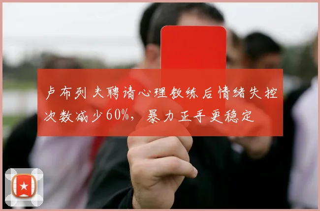 卢布列夫聘请心理教练后情绪失控次数减少60%，暴力正手更稳定